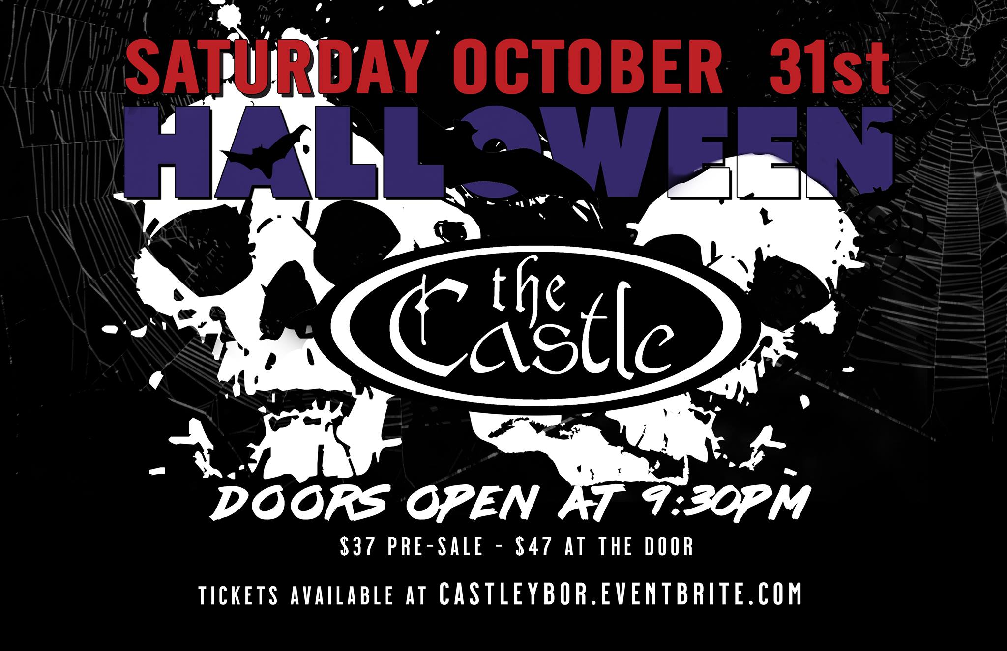 Halloween Saturday, October 31st Castle Ybor